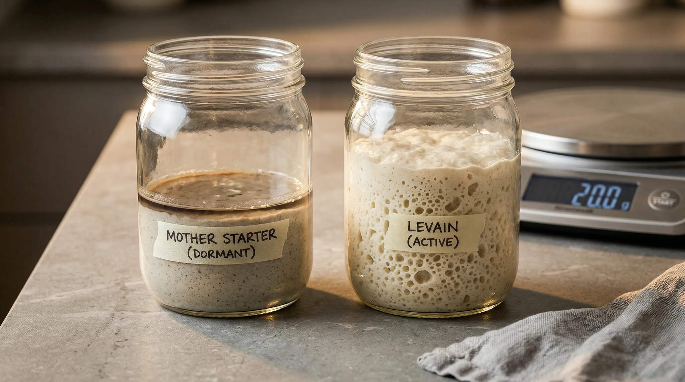 Sourdough Stewardship (The Levain vs. The Mother)